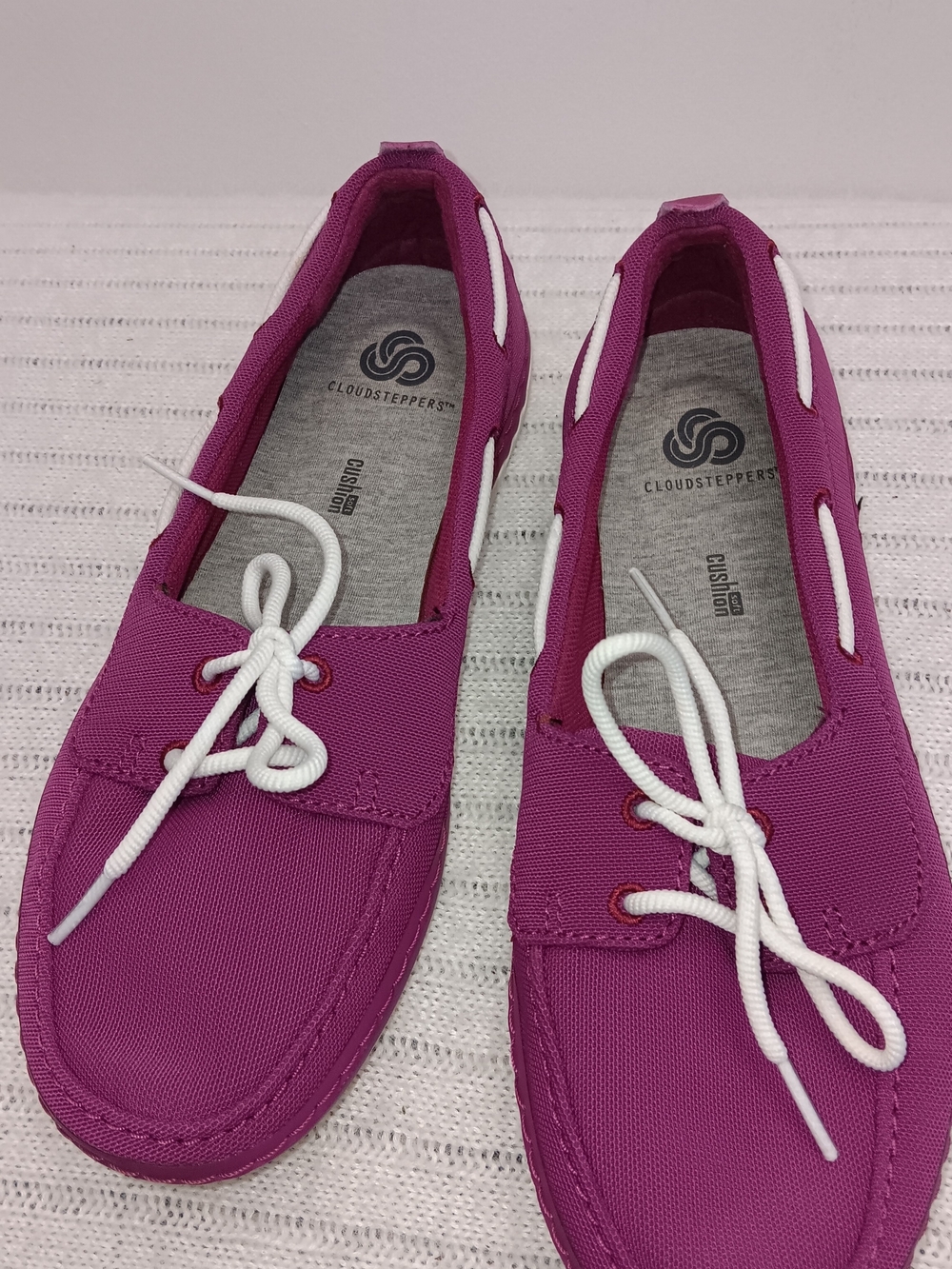 Cloudsteppers by Clarks Women's Fuchsia Slip-On Moccasins